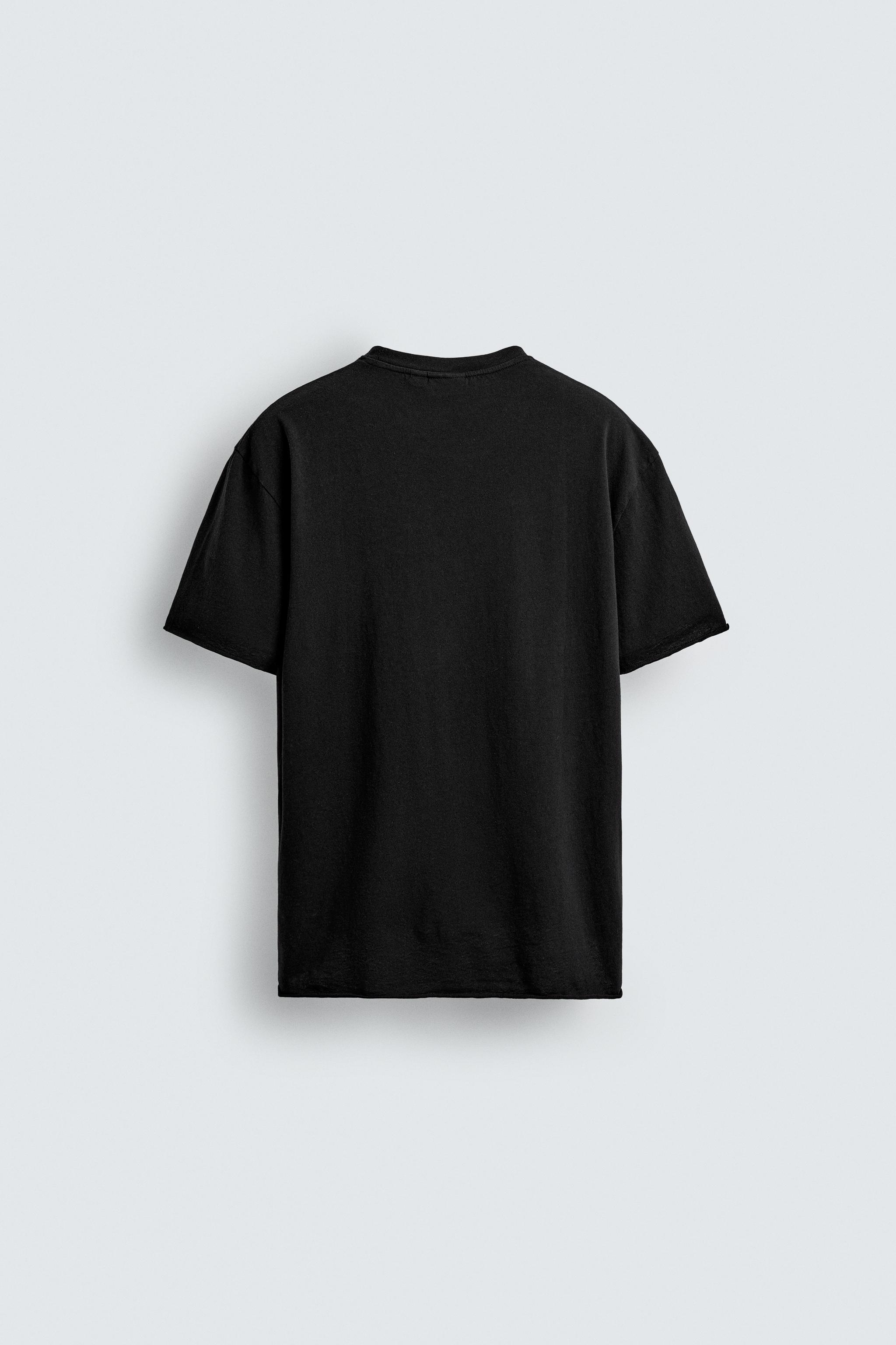 LIGHTWEIGHT T-SHIRT WITH IRREGULAR FINISH